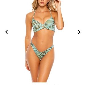 Swimsuit top and bottom